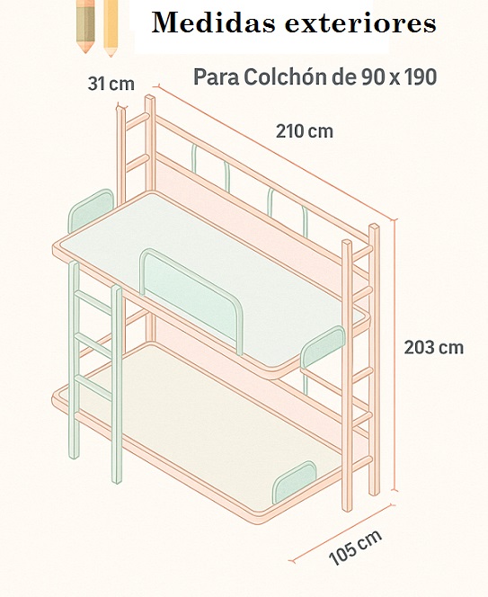 LITERA ABATIBLE HORIZONTAL NyC - Imagen 7