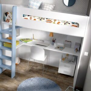 CAMA ALTA CON ESCRITORIO RMB.