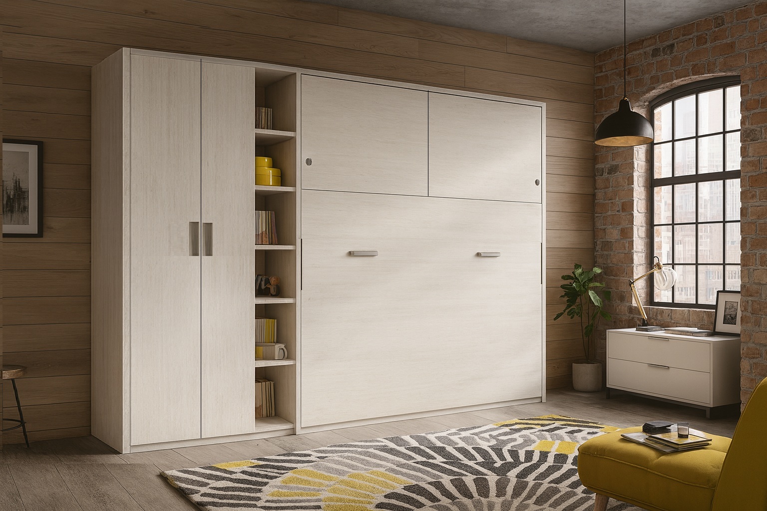 COMPOSICION CON CAMA ABATIBLE MATRIMONIO