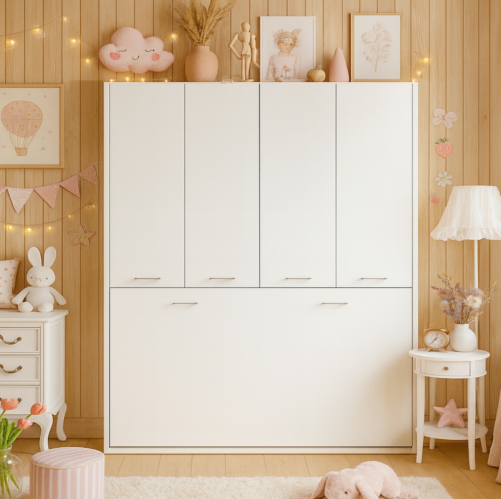 CAMA ABATIBLE CON ARMARIO SUPERIOR BSC4