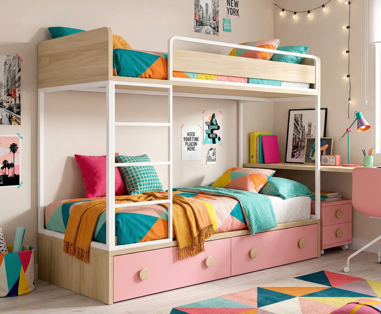 LITERA CON CAMA EXTRAIBLE RMB.