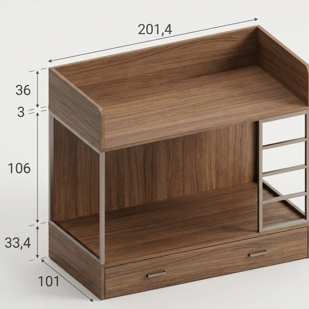 LITERA CON CAMA EXTRAIBLE RMB. - Imagen 4