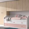 Dormitorio puente juvenil WIN con cama compacta - Muebles Detena