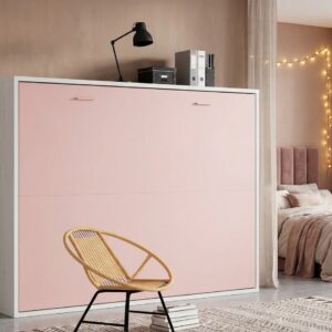 CAMA ABATIBLE DE MATRIMONIO LACADA