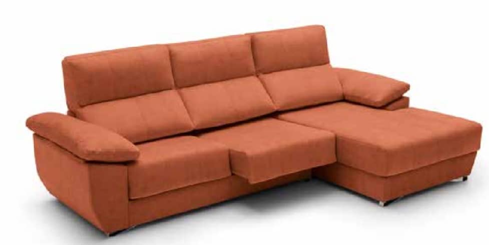 SOFA CHAISE LONGUE ALIS (ASIENTOS CON MUELLE ULTRAREFORZADO) - Muebles