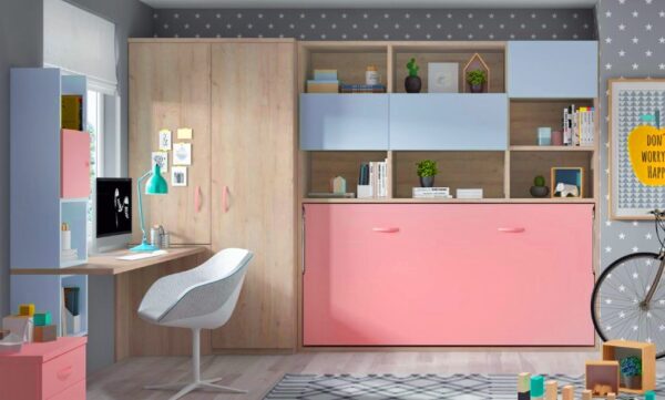 cama-abatible-juvenil-rosa (1)