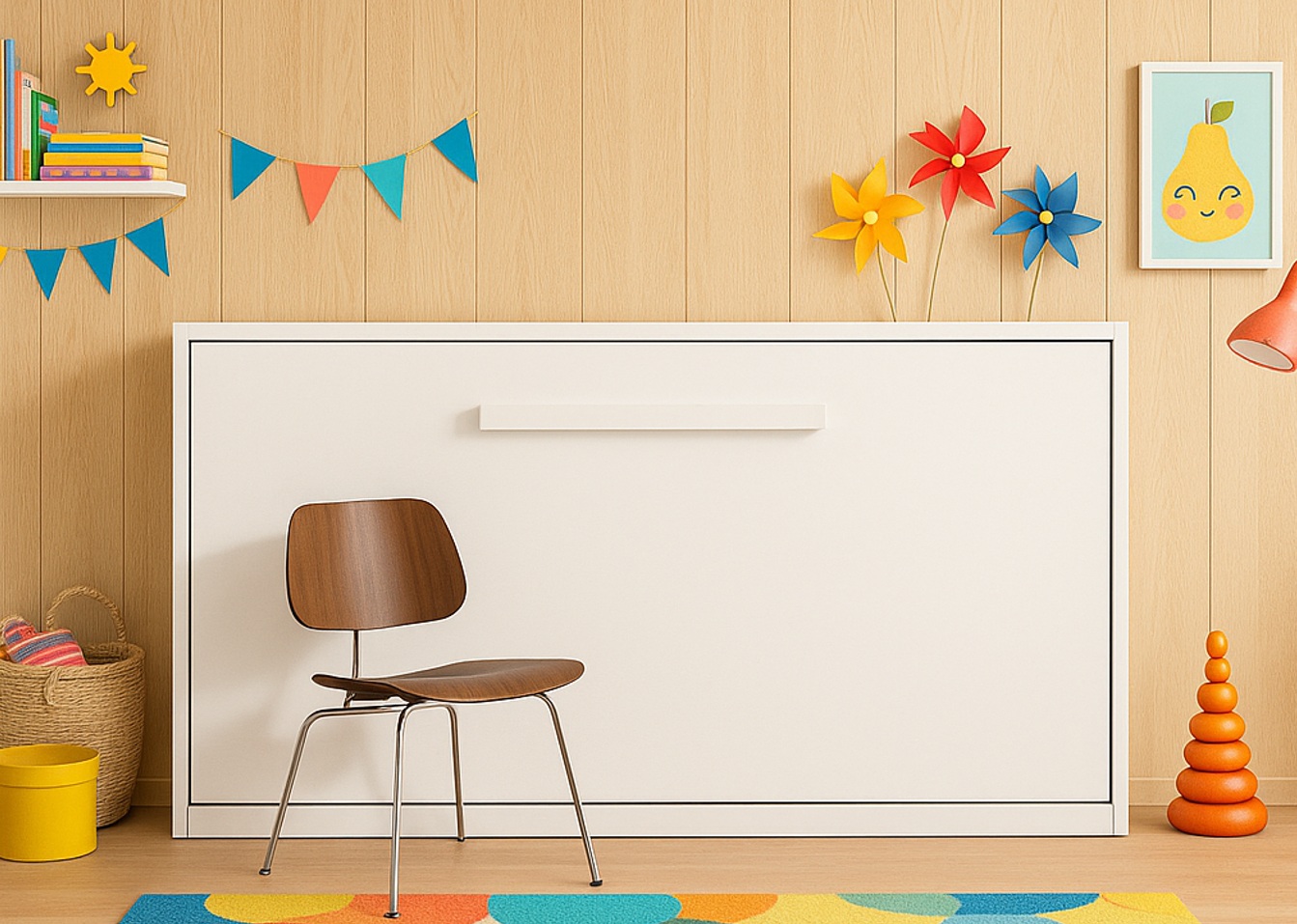 Cama abatible horizontal 90x190 Nova