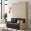 cama abatible con sofá Nova 135 cerrada en modo sofá