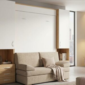 Composición de cama abatible con sofá incorporado orts.