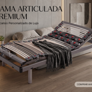 Cama articulada Hukla Titanium-M en dormitorio