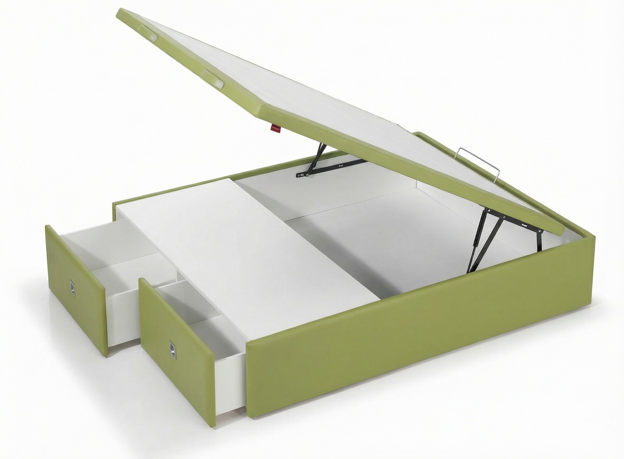 CANAPE TAPIZADO CON CAJONES PAM - Imagen 4