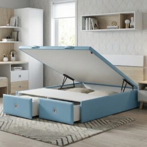 CANAPE TAPIZADO CON CAJONES PAM