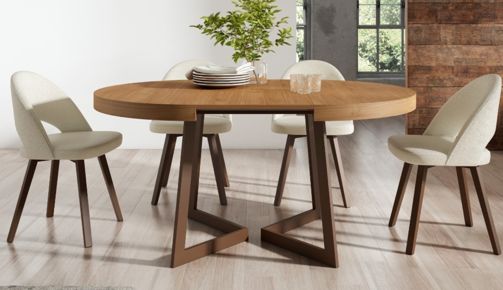 MESA COMEDOR EXTENSIBLE MELODY - Imagen 6