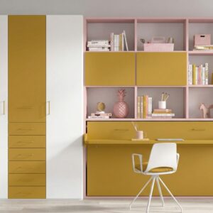 COMPOSICION CON CAMA ABATIBLE.