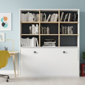 CAMA ABATIBLE CON LIBRERIA SUPERIOR EXPLORA.