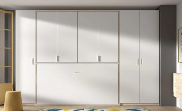 DORMITORIO CON CAMA ABATIBLE IMAGINE