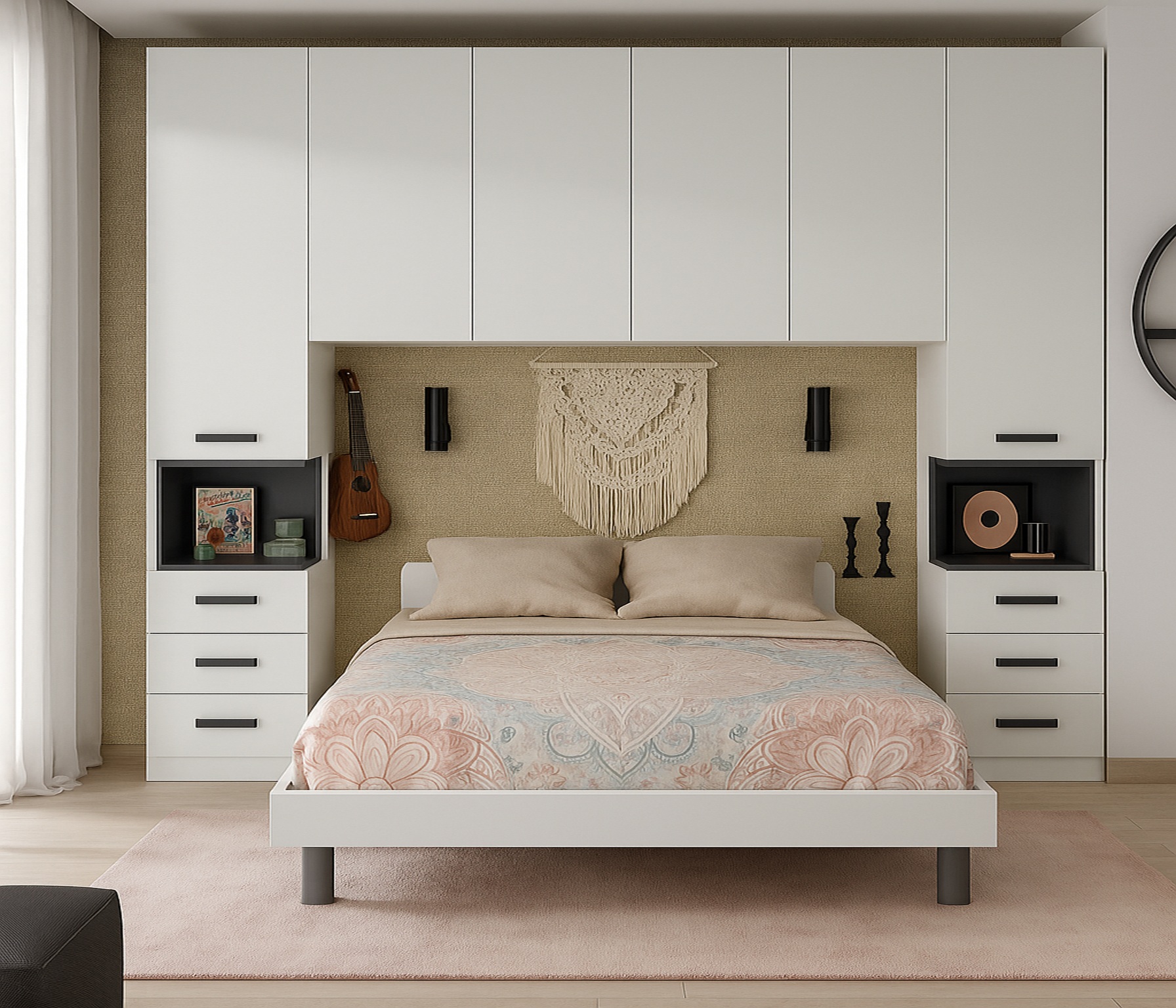 Dormitorio con armario puente matrimonio RMBO - Imagen 4