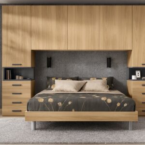 Dormitorio con armario puente matrimonio RMBO