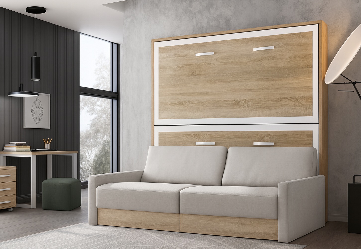 LITERA ABATIBLE CON SOFA NOVA