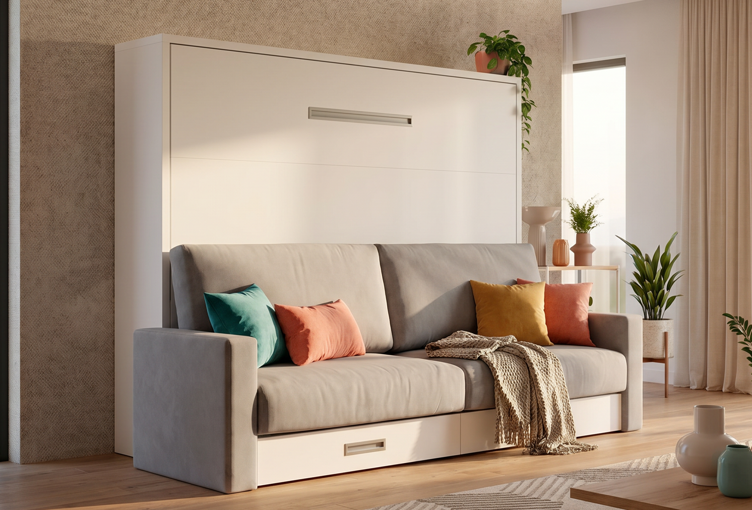 Cama abatible con sofá Nova INT 140 por 1.389 € en Barcelona
