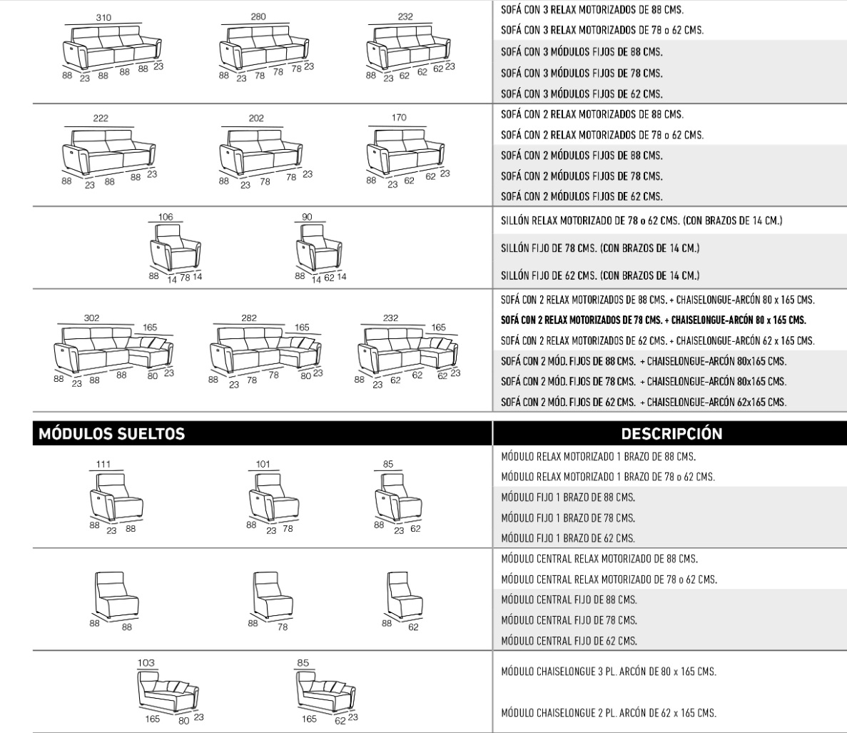 SOFA RELAX ELECTRICO TICO - Imagen 7