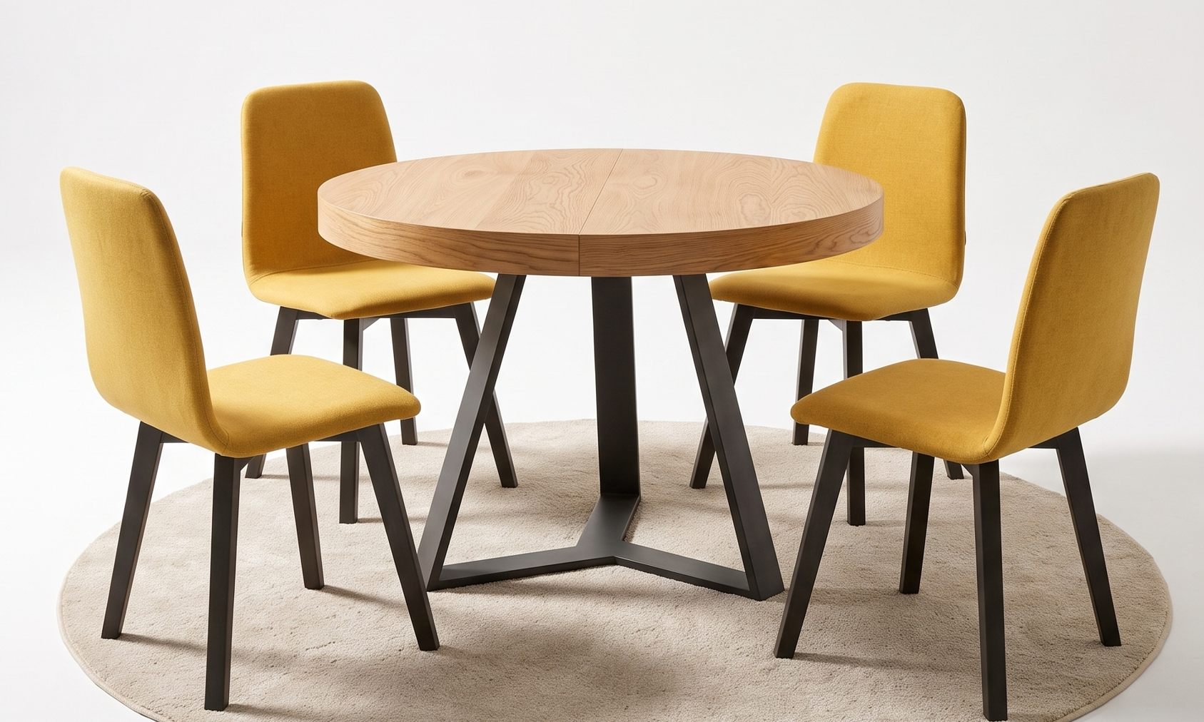 Mesa de comedor extensible Arte604 | Madera natural - Imagen 4