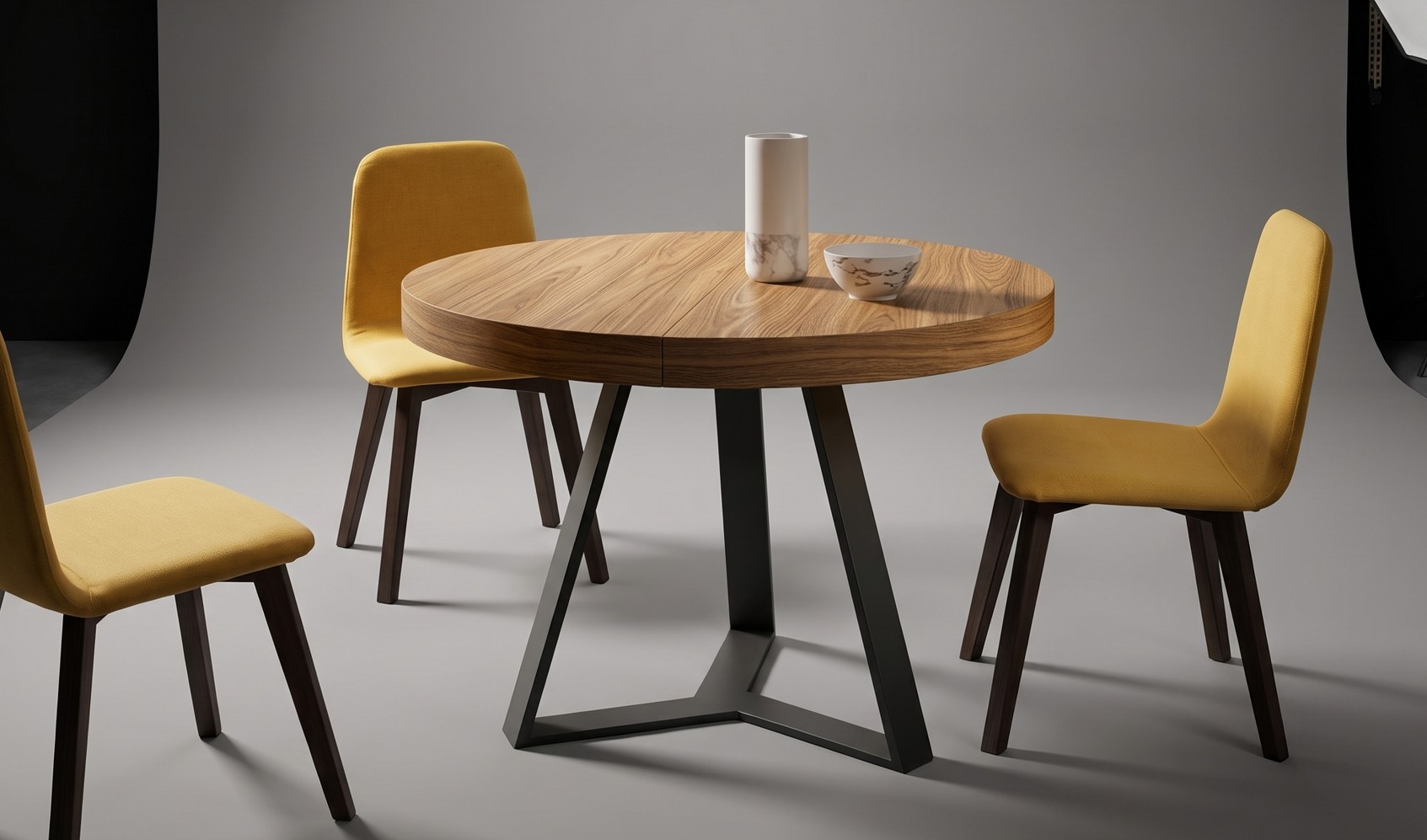 Mesa de comedor extensible Arte604 | Madera natural