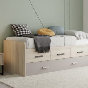 CAMA DOBLE CON CAJONES W05.