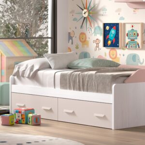 Cama nido con cajones Win 90x190 cm - Muebles Detena