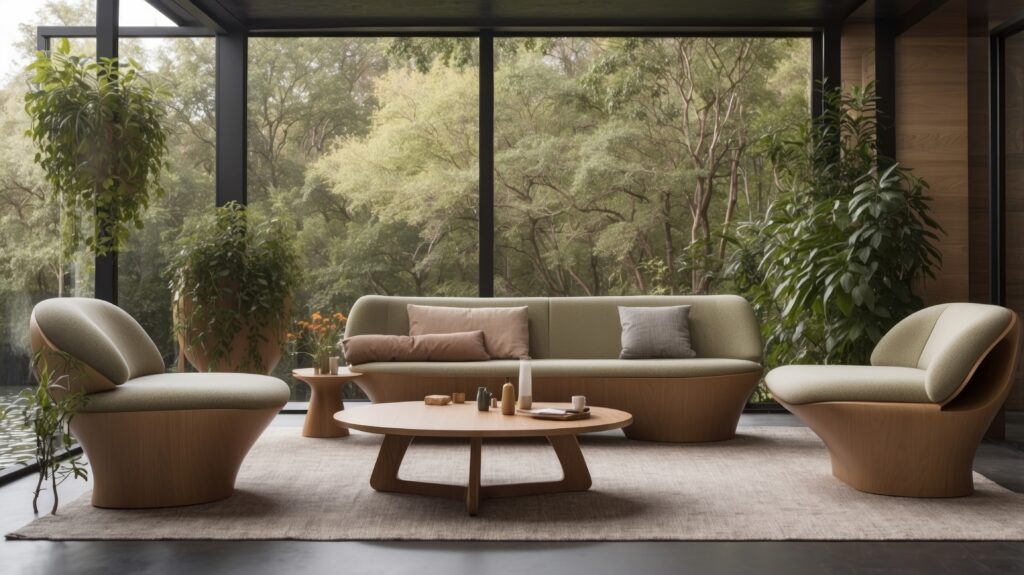 muebles diseño biophilic