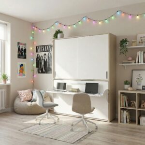 CAMA ABATIBLE HORIZONTAL DE 90 CON ESCRITORIO YBN