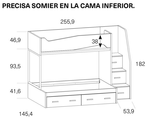 Litera de matrimonio sonrie84b - Imagen 4