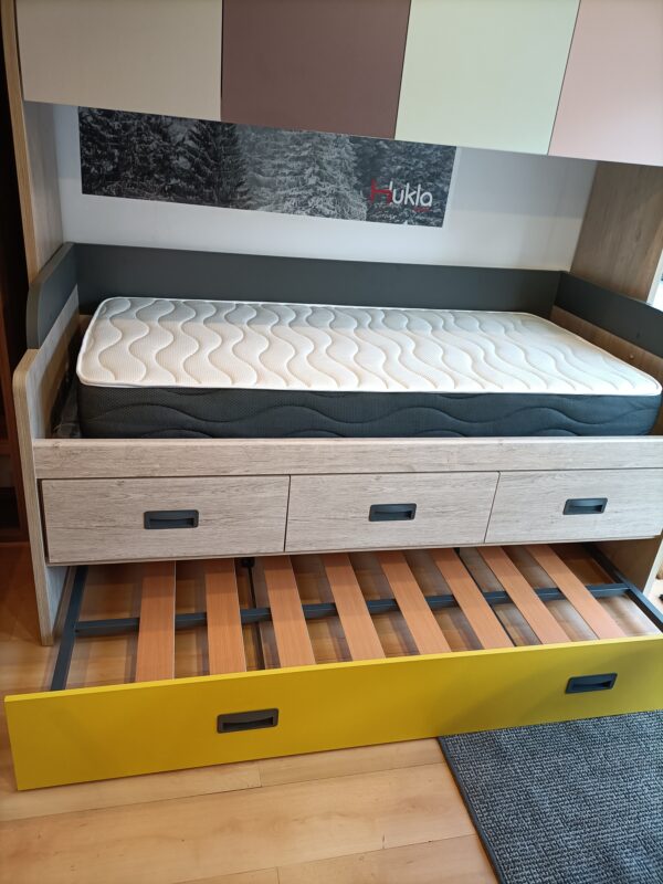 Cama compacta con altillo puente - Imagen 7