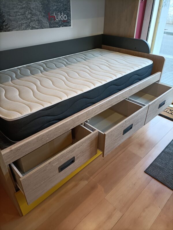 Cama compacta con altillo puente - Imagen 3