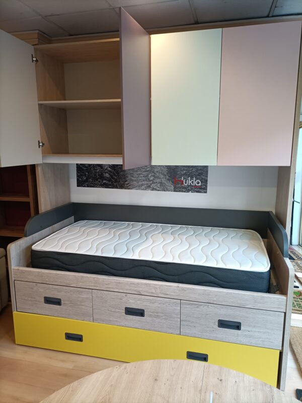 Cama compacta con altillo puente - Imagen 4