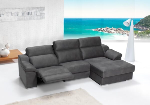 Sofa chaise longue doble electrico eden