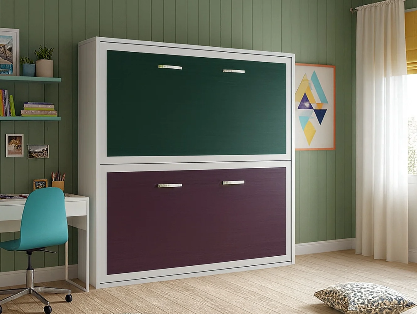 Litera abatible horizontal Crono 90x190. - Imagen 7