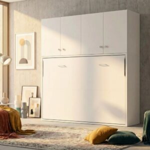 Cama abatible de matrimonio sonrie.