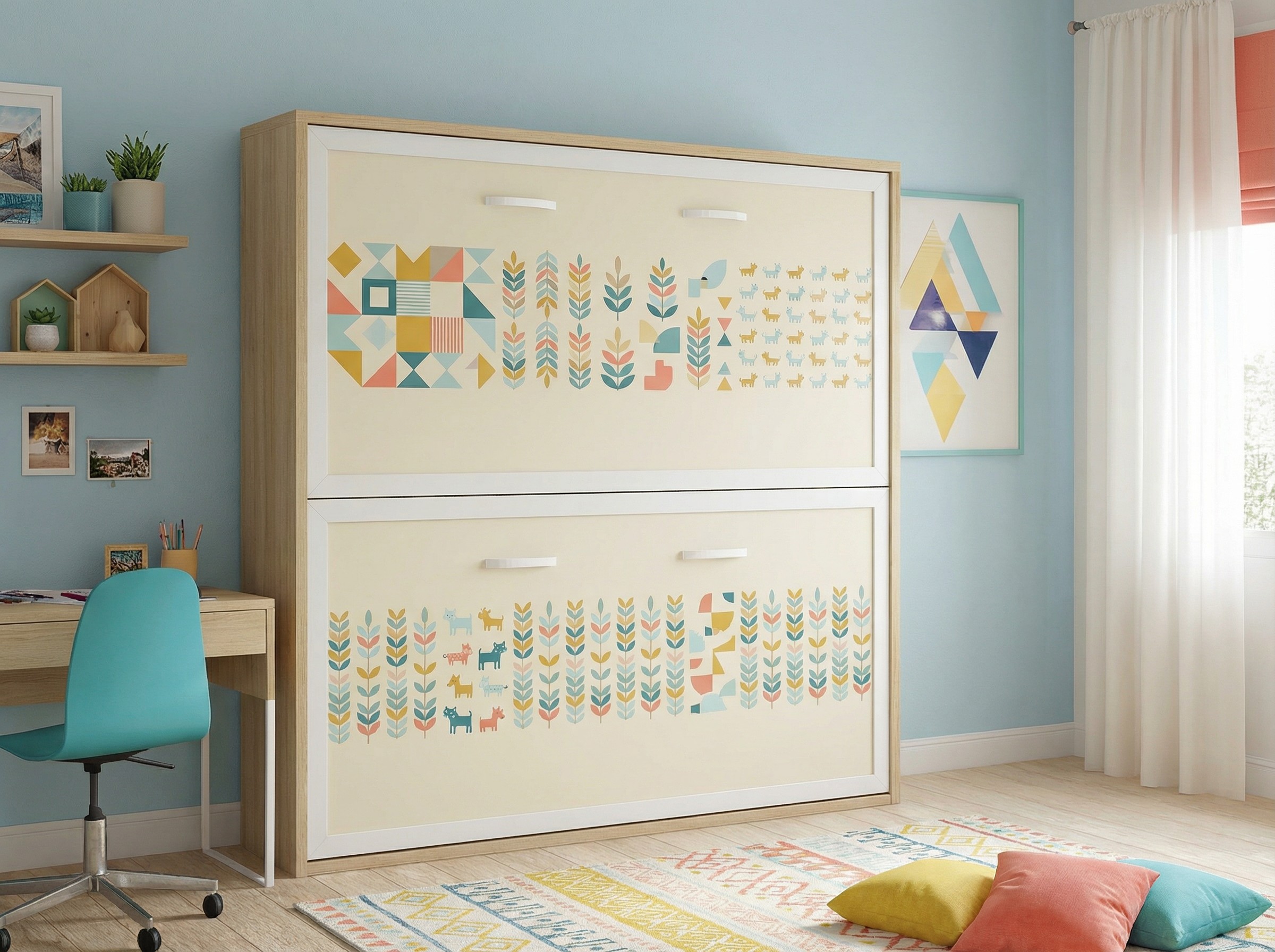 Litera abatible horizontal Crono 90x190.