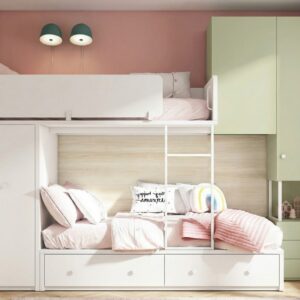 Composición de litera tren sonrie 80b.