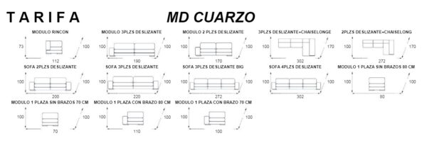 Sofa rinconero Cuarzo - Imagen 2