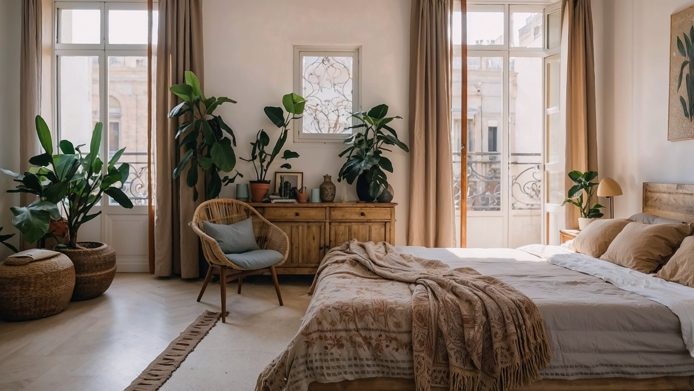 estilo de decoración, plantas idóneas