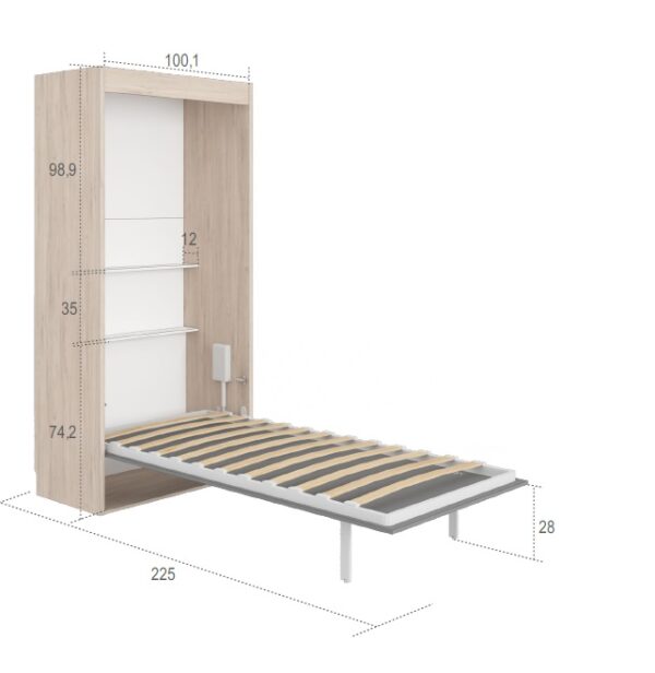 Cama abatible vertical exj - Imagen 2