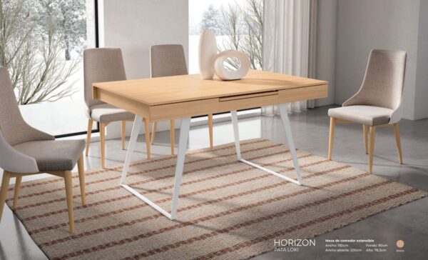 Mesa de comedor extensible Horizon