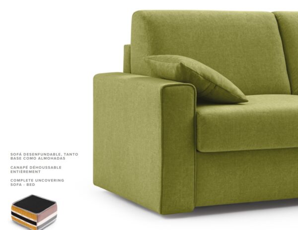 Sofa cama italiano Elite (colchón de 23) - Imagen 2