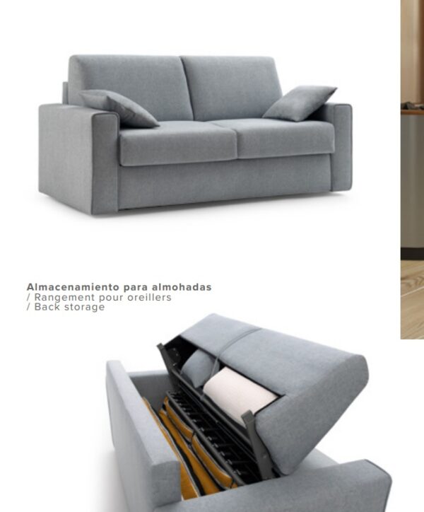 Sofa cama italiano Elite (colchón de 23) - Imagen 3