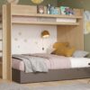 Litera de matrimonio ROS Moduls con cama superior 90x190 e inferior 135x190