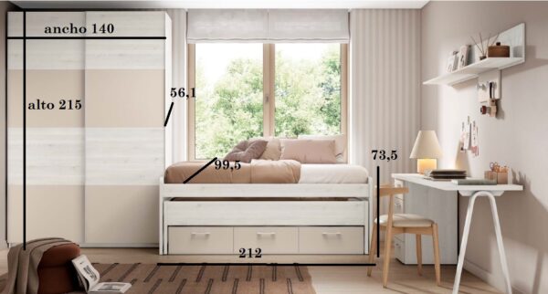 Dormitorio juvenil junior - Imagen 3