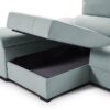 Sofá cama con chaise longue Simonet apertura italiana vista principal