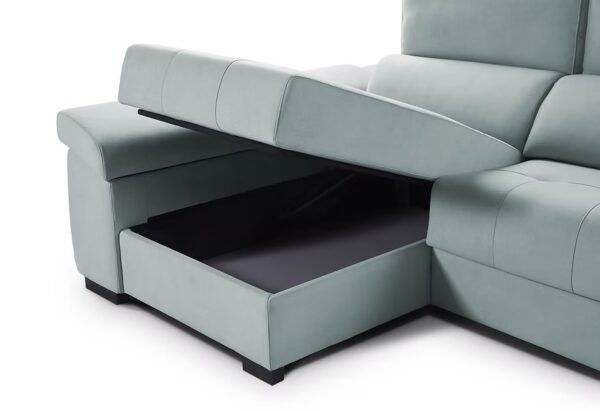 Sofá cama con chaise longue Simonet - Imagen 2